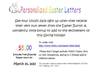 make a Personalized Easter Letter for your kid this easter