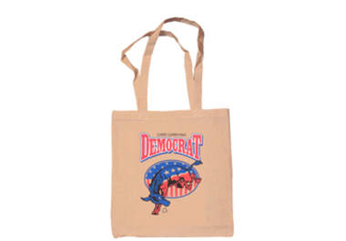 send you a Card Carrying Democrat Tote Bag Shopping Sports Gtoceryg big1