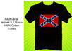 send you a Large Rebel Confederate CSA Flag Jerzee Tee
