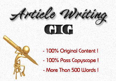 write Unique 500 Words of SEO Article or Article Review big1