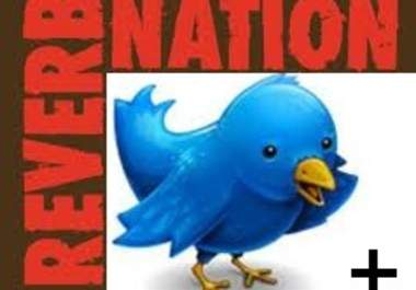 post whatever you want to my twitter with over 120,000 followers and my 94,000 reverbnation fans TWICE, a total of over 214,000 two times big1