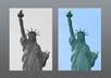 covert a black and white photo to colored image