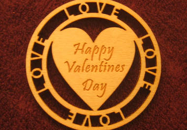 laser cut your custom  circle of love big1