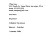 write your resume