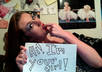 take three customized fan sign pictures