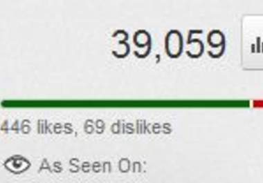 vote positive/like 4 times on your youtube video big1