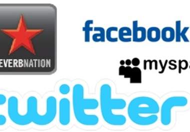 tweet my status to 273,000 fans about anything u want on FOUR social sites, myspace, facebook, twitter and reverbnation big1