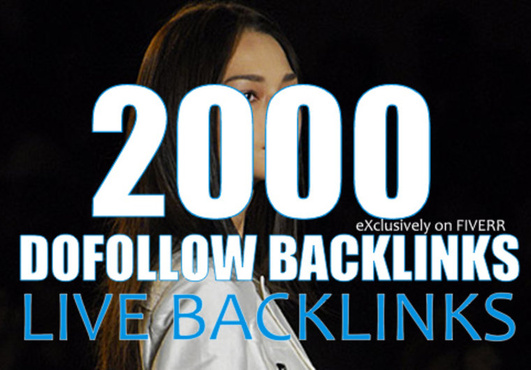 create 2,000 Dofollow Verified BackLinks, Healthy Variety of Page Ranks big1