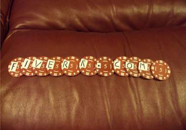 make a cool poker chip trick video which shows your name, business name, website name, message etc big1