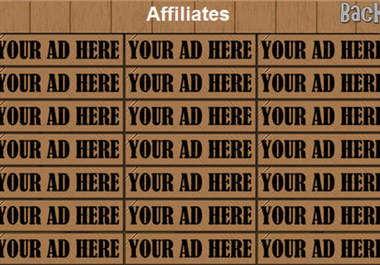 place a permanent advertisement of your company in my new iPhone game that will be seen by millions of people in the App Store big1