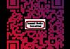 create 3 customized branded QR Codes small1
