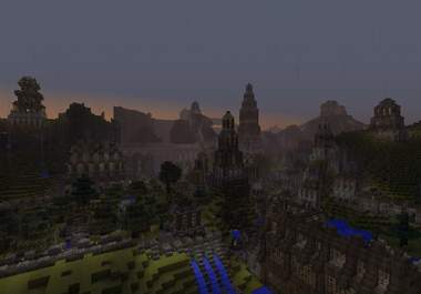 design and build 2 buildings in minecraft big1