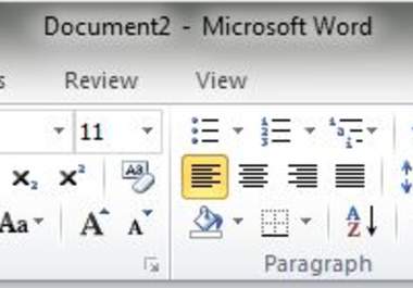 teach you the basics in Microsoft Word 2010 big1