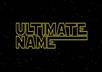 create the Star Wars intro video with your text, in HD small1