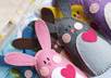 send you two lovely felt bunnies