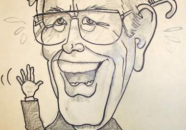 add pencil shading to the caricature I drew for you big1
