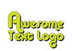 make a simple text logo