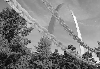 take a high res photo of the St Louis Arch with City Scape background big1