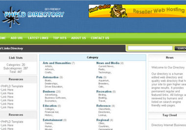 set up a directory website and POPULATE with at least 2000 entries big1