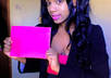 capture a photo of me holding your message or website name small1