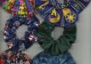 send you 4 sewn hair scrunchies
