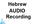 record an audio in Hebrew for you
