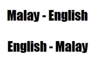 translate documents in Malay to English or vice versa big1