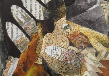mail you an origional vintage postcard/work of art from Barcelona big1