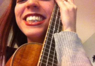 write you a short, cute song on my ukulele big1
