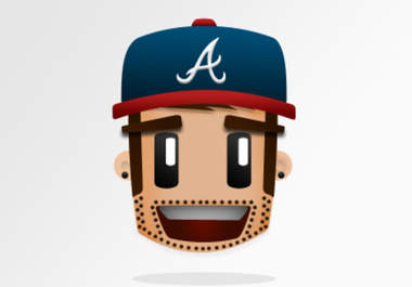 create a vector cartoon version of YOUR head big1