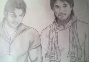 draw a cute picture of you with a pencil big1