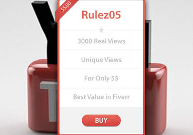 give 3000 Youtube Views With Bonus 30 to 50 likes big1