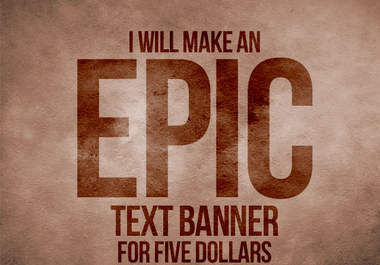 make an EPIC text banner big1