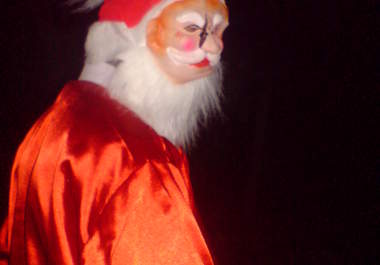 promote what ever you want using santa claus dress big1