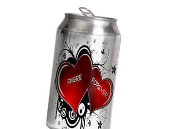 put your photo or logo on the aluminum can big1