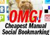 share your Article, website or back link on 40 high PR social bookmarking sites with standard reporting