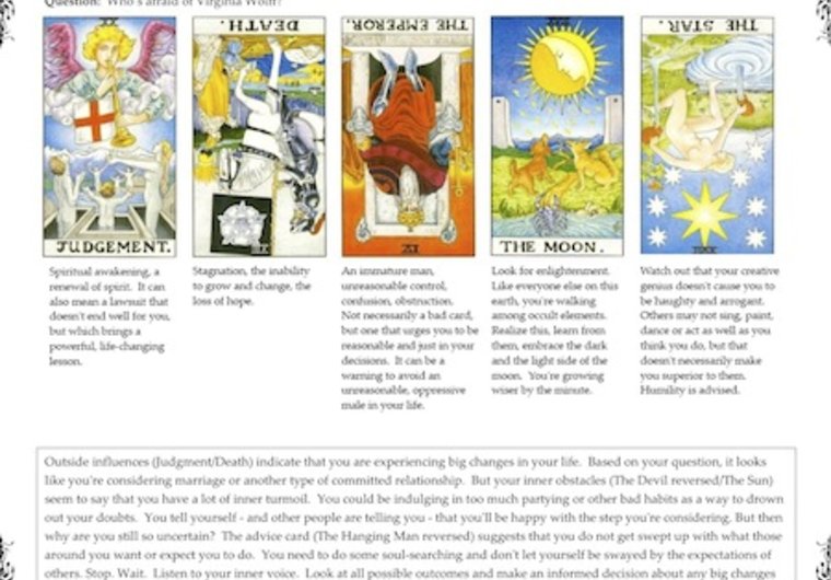 answer any question using Tarot cards small1