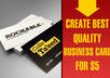 create best and high quality business card both sides