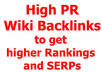 get you high PR 3000+ Wiki Contextual Backlinks for higher rankings and SERPs,  including edu, gov domains small1
