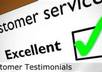 be a satisfied customer for your business on video
