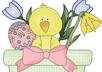 send you a set of 6 adorable Easter clip art graphics for crafts, scrapbooks, websites and more small1