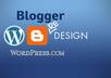 re design your existing Blogspot Blog