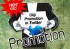 prOMOTE your 2 Fiverr gigs in my 1 Twitter and Facebook page that has more than 14,000 people interested in gig for 5 days small1