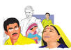 draw illustration for article and story