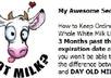 reveal the SECRET to keeping Milk Fresh for up to 90 days after expiration date