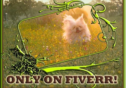 send You a HD Designed Photo Of My Dog With Your Custom Message big1