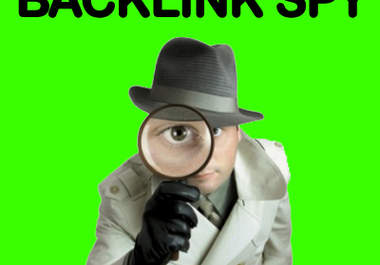 show you a list of your competition backlinks, you ll receive urls and anchor keywords they are using; up to 5 comp urls big1