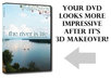 create a realistic 3D DVD graphic with your artwork