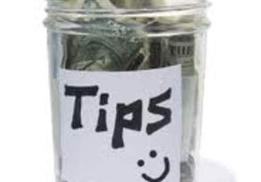 accept tips for my good work big1