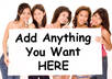 add anything you want to the sign these very hot Asian models are holding small1